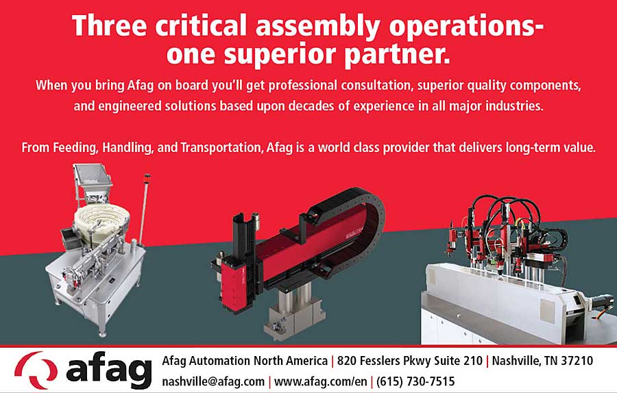 Feeding, Handling and Transport Automation Components from afag